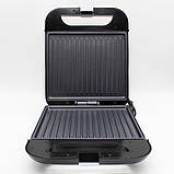 Електричний гриль з антипригарним покриттям, 1200Вт, SK-08053 / Сендвічниця-гриль / Електрогриль, фото 3