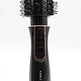 Фен-щітка для волосся 1000Вт + 3 насадки, від мережі, SK-15031 / Стайлер для завивки, фото 6