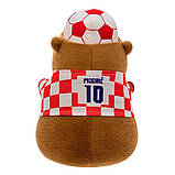 М'яка іграшка Капібара футболіст 30см / Плюшева капібара / Інтер'єрна іграшка, фото 4