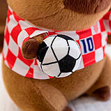 М'яка іграшка Капібара футболіст 30см / Плюшева капібара / Інтер'єрна іграшка, фото 6