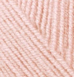 Alize SUPERLANA KLASIK (Суперлана Класік) № 271 перлинно-рожевий (Пряжа напіввовна, нитки для в'язання), фото 2