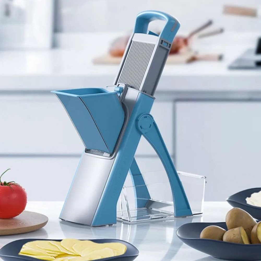 Терка для овочів Vegetable cutter 223-6 / Овочерізка ручна / Кухонний слайсер для овочів / Мультислайсер, фото 1