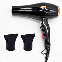 Фен для волосся 2600Вт + 2 насадки, GM-1801 / Фен з концентратором / Фен для сушіння волосся / Фен для укладання волосся