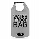 Водонепроникний гермомішок 5L, Колір Рандом / Рюкзак водонепроникний / Водостійка сумка, фото 4