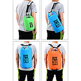 Водонепроникний гермомішок 5L, Колір Рандом / Рюкзак водонепроникний / Водостійка сумка, фото 9