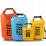 Водонепроникний гермомішок 5L, Колір Рандом / Рюкзак водонепроникний / Водостійка сумка, фото 10