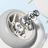 Дитячий самокат триколісний з музикою та ручкою 5в1 / Самокат із захисними бортиками / Самокат з ручкою, фото 5