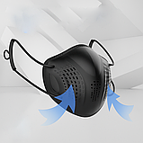 Респіраторна маска із замінним фільтром, A8 Чорний / Захисна маска / Респіратор, фото 2