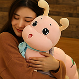 Мʼяка іграшка-плед гусениця 110*140 см, FA68 / Іграшка з пледом / Плюшева гусениця / Іграшка-подушка, фото 6