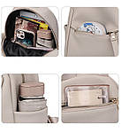 Рюкзак дівчина м'який штучний шкіра Модний новий фасон Міський рюкзак стильний тільки опт, фото 9