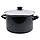 Каструля емальована Interos з кришкою 2 л Ø 18.5 см чорна Interos, фото 2
