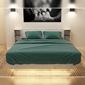 Ліжко з полицями. Спальне місце 140/160х200 см.