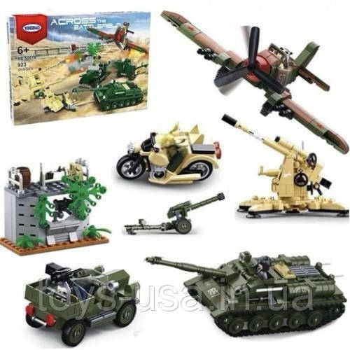 Конструктор "Воєна техніка" Across the Battlefield TM Xingbao (926 деталей) арт. ХВ 50014, фото 1