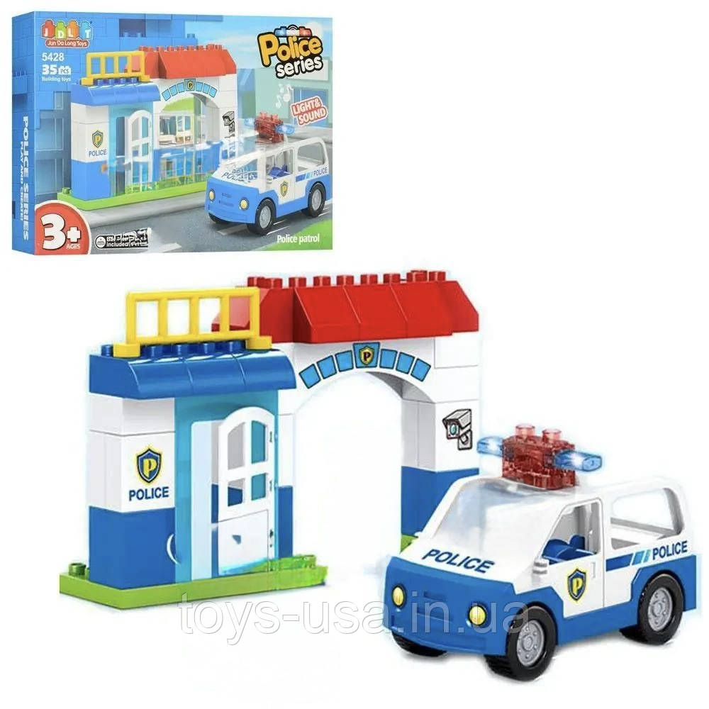 Конструктор "Поліцейська дільниця" JDLT (35 деталей) арт. 5428, фото 1