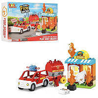 Конструктор "Пожежна станція" JDLT (32 деталі) арт. 5420