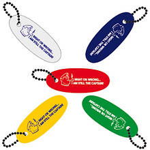 Брелок нетонучий м’яка гума Osculati. (цвет: Белый) для 2 больших ключей плавающий