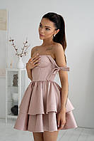 Вечернее женское платье с корсетом