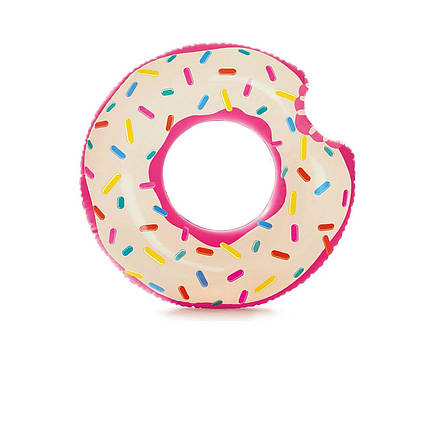 Надувне коло Intex 56265 «Пончик», 107 х 99 см, фото 1