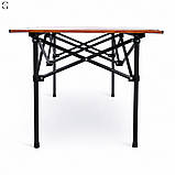 Складаний набір стіл прямокутний + 4 стільці (STD-01), фото 3