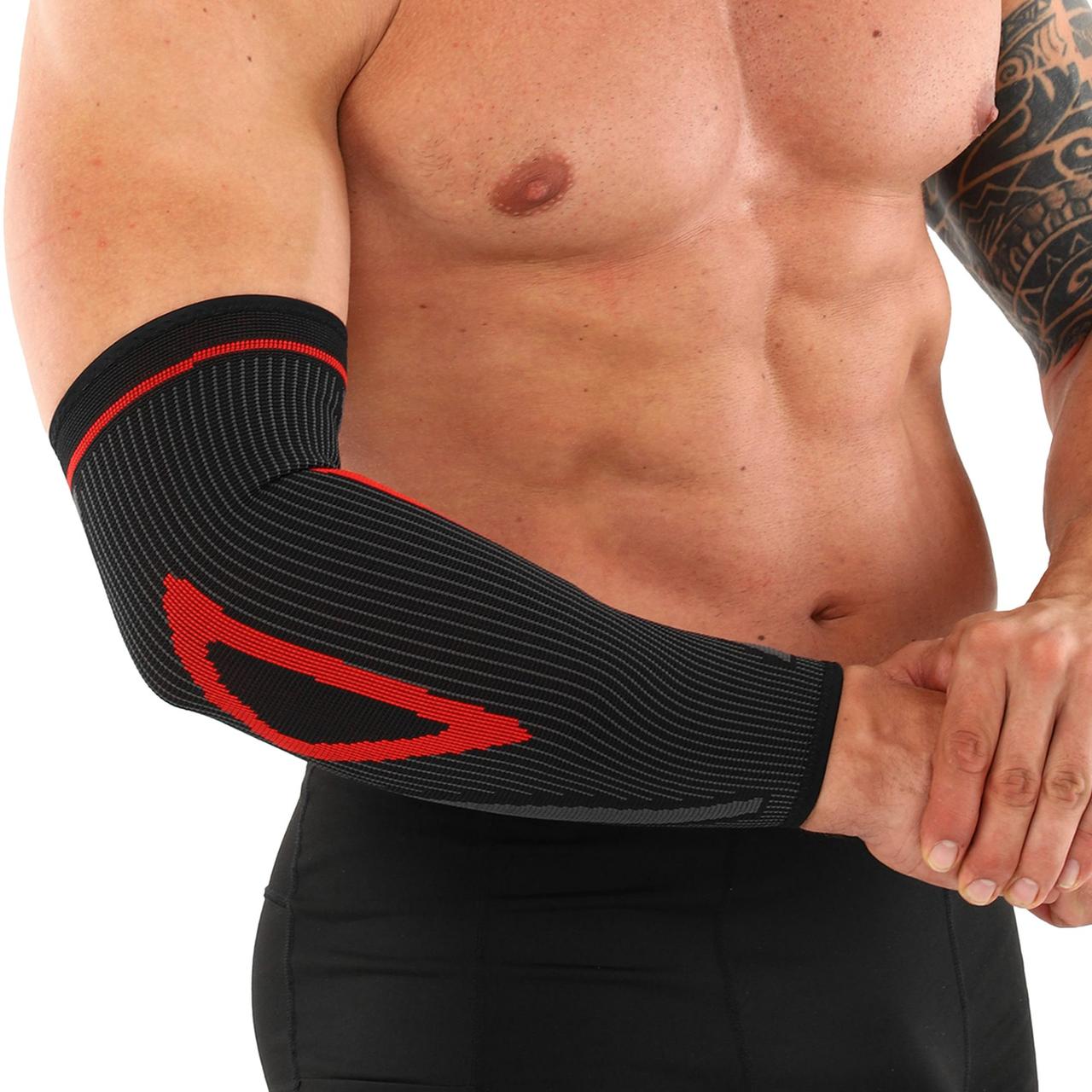 Налокотник еластичний з фіксуючим ременем SIBOTE 1шт ST-7209, фото 1