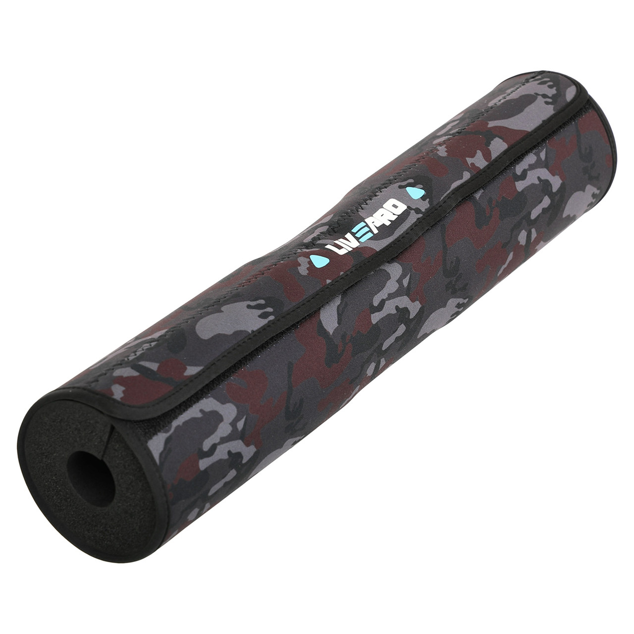 Накладка на гриф штанги пом'якшувальна LiveUp чорний LP8093, фото 1