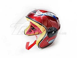 Шолом дитячий відкритий (червоний)