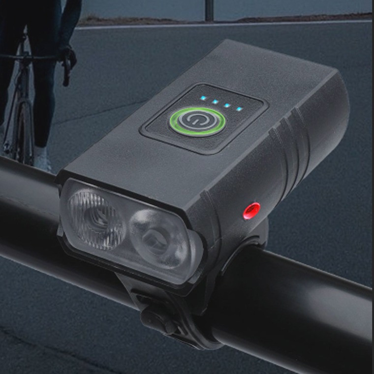 Фара велосипедна 804-2T6, waterproof, Li-Ion аккум-р, ЗУ Type-C, фото 1