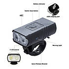 Фара велосипедна 804-2T6, waterproof, Li-Ion аккум-р, ЗУ Type-C, фото 10