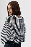 Класична сорочка у смужку - чорний цвет, ONE SIZE (є розміри), фото 2