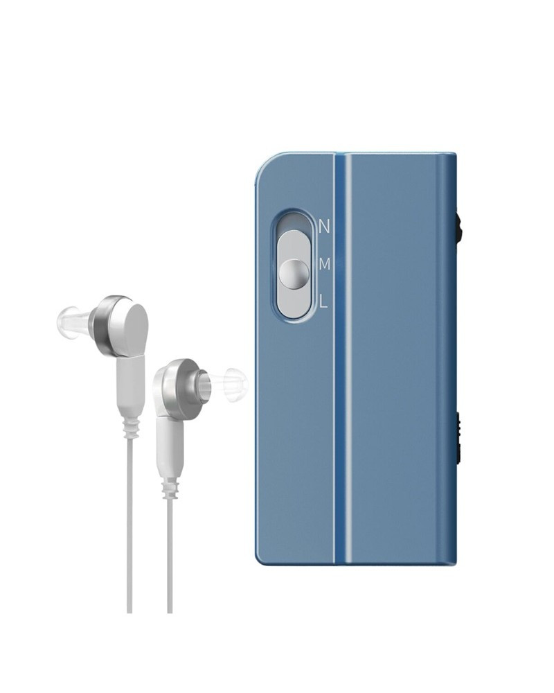 Слуховий апарат VivaPhon J-105D акумуляторний кишеньковий з подвійним навушником, фото 1