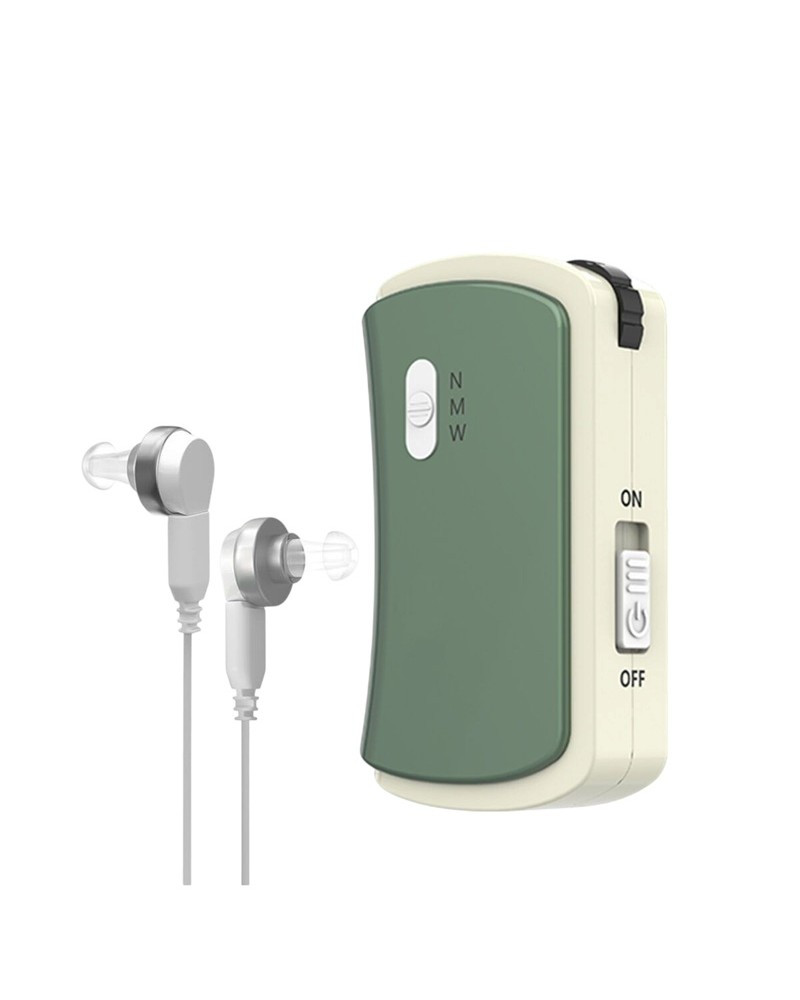 Слуховий апарат VivaPhon J-102D акумуляторний кишеньковий з подвійним навушником, фото 1