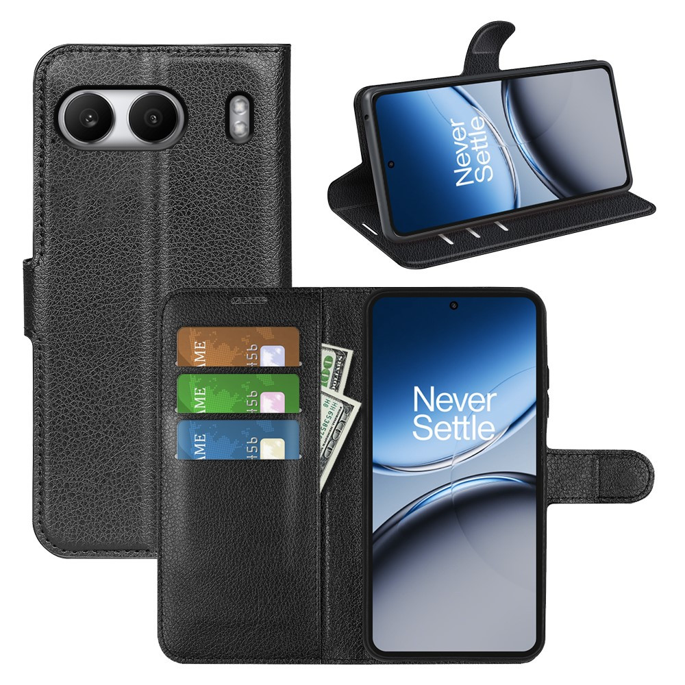 Чохол-книжка Litchie Wallet для OnePlus Nord 4 Black, фото 1