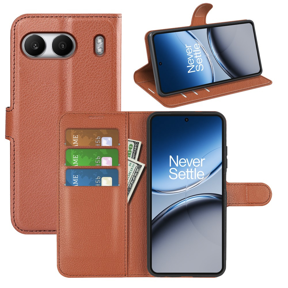 Чохол-книжка Litchie Wallet для OnePlus Nord 4 Brown, фото 1