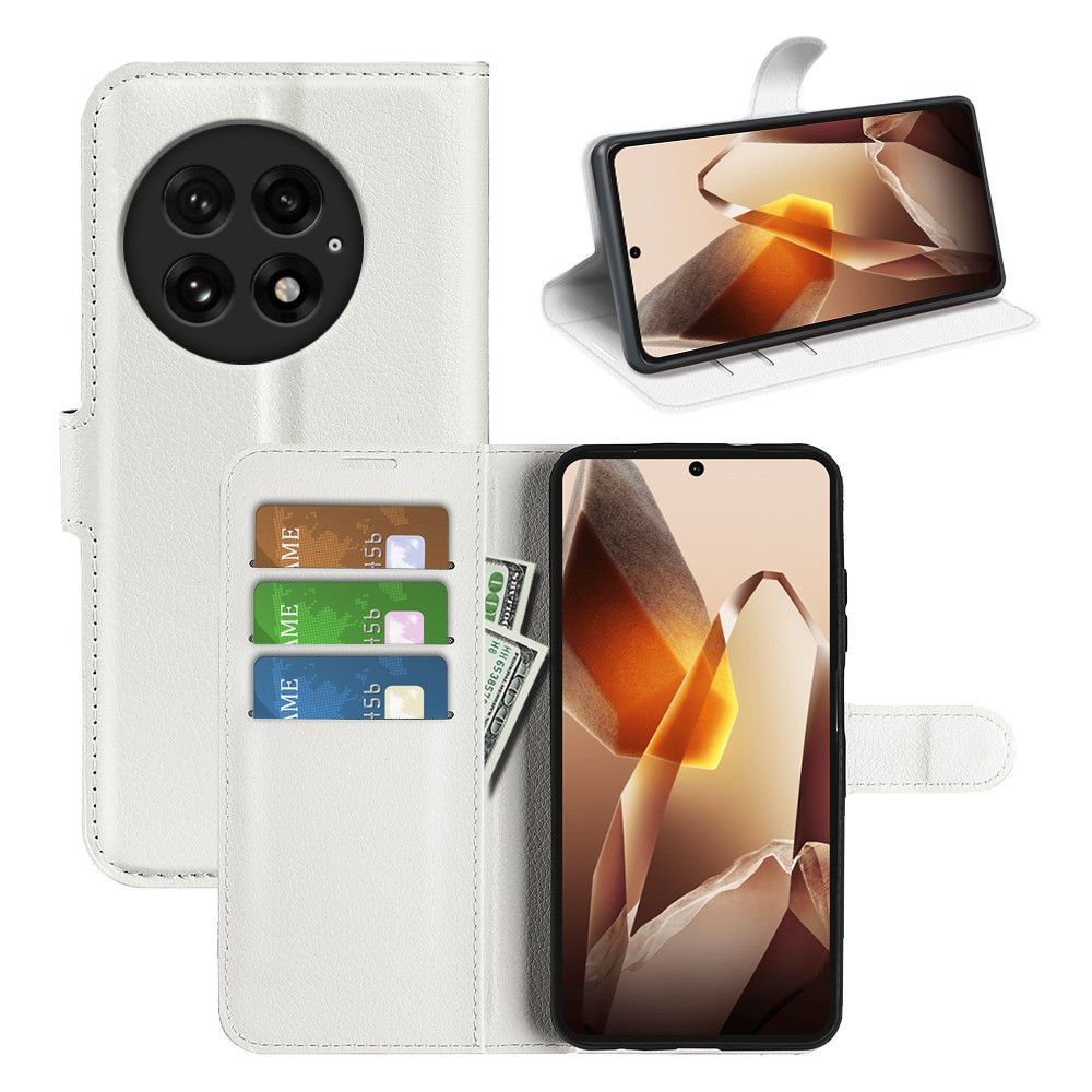 Чохол-книжка Litchie Wallet для OnePlus 13 White, фото 1