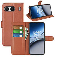 Чохол-книжка Litchie Wallet для OnePlus Nord 4 Brown