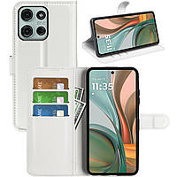 Чохол-книжка Litchie Wallet для Motorola G75 White
