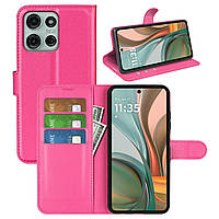 Чохол-книжка Litchie Wallet для Motorola G75 Rose