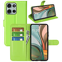 Чохол-книжка Litchie Wallet для Motorola G75 Light Green
