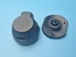 Роз'єм причепа пластмасове гніздо (мама) 7 контактів 12 В + ущільнювач із двома зрізами