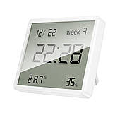 Термогігрометр HOCO HX41 Indoor electronic clock with hygrothermometer White