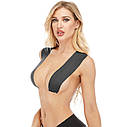 Кінезіо тейп стрічка для грудей Boob Tape 5*500 см Black, фото 3