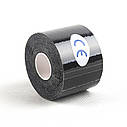 Кінезіо тейп стрічка для грудей Boob Tape 5*500 см Black, фото 6
