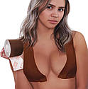 Кінезіо тейп стрічка для грудей Boob Tape 5*500 см Brown, фото 2
