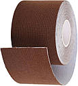Кінезіо тейп стрічка для грудей Boob Tape 5*500 см Brown, фото 7
