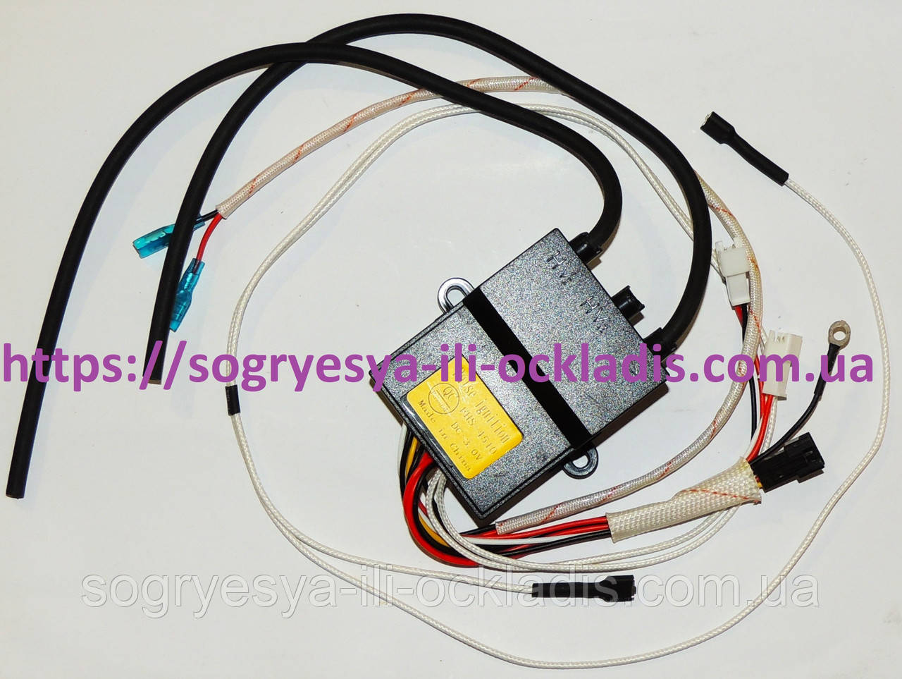 Блок керування 3 Вольта Два дроти іонізації та розпалювання без свічок (б.ф.у, К) колонки газової Neva Lux 4510, к.з. 1047, фото 1