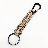 Брелок-тримач з паракордом, карабіном і кільцем (PRC)