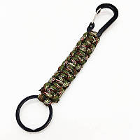 Брелок-тримач з паракордом, карабіном і кільцем (PRC)