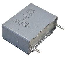 MMKP Vishay  6n8 1600VDC  (650VAC) (± 5%) P: 15mm. Поліпропіленовий  конденсатор