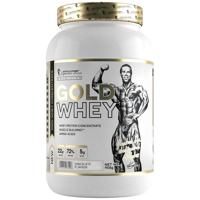 Сироватковий протеїн концентрат Kevin Levrone Gold Whey 908 грам Снікерс, фото 1