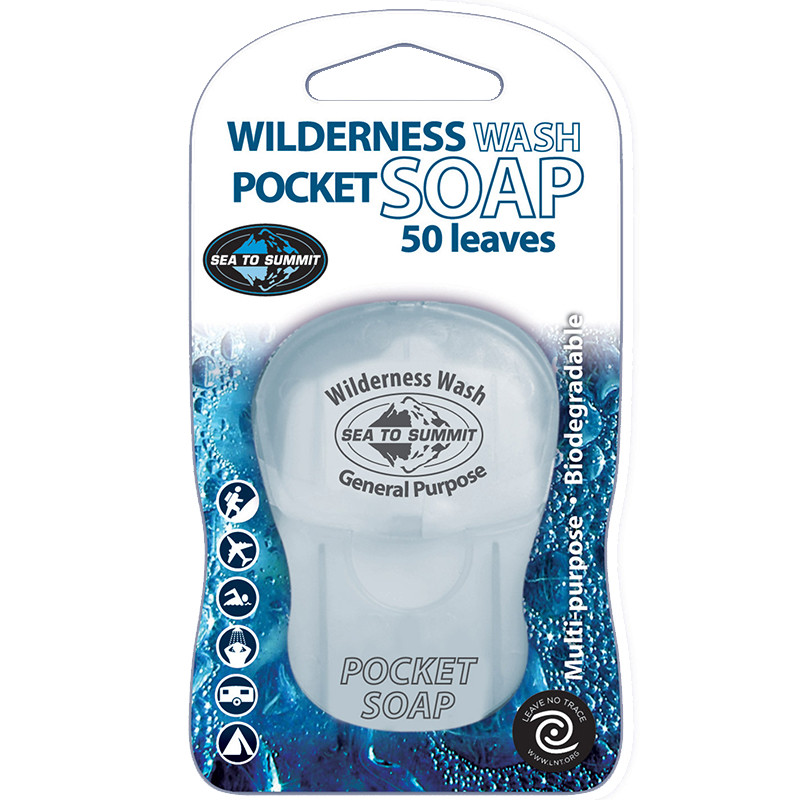 Мило туристичне SEA TO SUMMIT Wilderness Wash Pocket Soap, 50 мильних пластин, кишеньковий розмір, фото 1